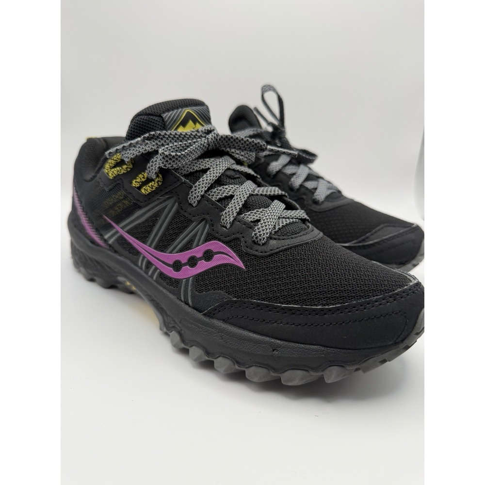 Saucony Excursion TR14 Womens Size 9 Trail Running Shoes Black Purple